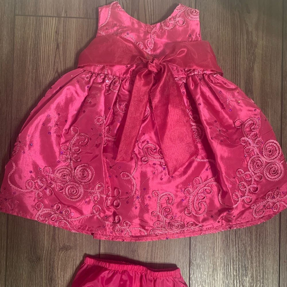 Girls 12 month pink dress